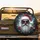 Santa Claus Aviator Snowflakes - Christmas Gift Spare Tire Cover - 2