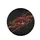 Full Red Lips Orange Swirls - Statement Home Decor Gift for Women Spare Tire Cover - 4