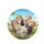 Expressive Domestic Cats Wildflower Meadow Monarch - Pet Lover Gift Spare Tire Cover - 4