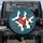 Flock of Flying Japanese Red-crowned Cranes Teal Blue Wildlife Lover Gift for Bird Lovers Spare Tire Cover - 1