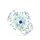 Blue Flax Flowers Botanical Watercolor - Garden Lover Home Decor Gift Spare Tire Cover - 4