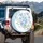 Blue Flax Flowers Botanical Watercolor - Garden Lover Home Decor Gift Spare Tire Cover - 3