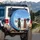 Five Proud Majestic Dogs Diverse Colors Blue Sky Clouds - Wildlife Lover Gift for Dog Lovers Spare Tire Cover - 3