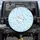 Pastel Sky Blue White Bloom Clusters - Everyday Drive Accessory Spare Tire Cover - 1