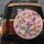 Butterfly Rose Floral Display - Garden Lover Outdoor Vehicle Gift Spare Tire Cover - 5