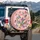 Butterfly Rose Floral Display - Garden Lover Outdoor Vehicle Gift Spare Tire Cover - 3