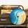 Deep Blue Ocean Waves Golden Sand Beach Shells - Outdoor Ocean Lover Gift Spare Tire Cover - 2