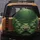 Green Tree Frog Gold-Rimmed Eyes Lush Verdant Dewy Jungle Grass - Wildlife Lover Gift Spare Tire Cover - 5