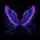 Luminous Ethereal Fantasy Wings Purple Blue Magenta - Mystical Decor Gift Spare Tire Cover - 6