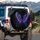 Luminous Ethereal Fantasy Wings Purple Blue Magenta - Mystical Decor Gift Spare Tire Cover - 3