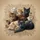 Domestic Cats Tabbies Ginger Siamese Geometric Mandala Floral - Home Decor Gift for Cat Lovers Spare Tire Cover - 6