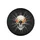 Menacing Skull Fiery Orange Eyes Jagged Teeth - Vehicle Accessory for Truck Owners Spare Tire Cover - 4
