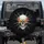 Menacing Skull Fiery Orange Eyes Jagged Teeth - Vehicle Accessory for Truck Owners Spare Tire Cover - 1