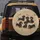 Black Tan Dachshunds Walking Sitting Peeking Silhouette Bone Paw Print - Dog Lover Gift Spare Tire Cover - 5