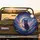 Black Cat Crescent Moon Celestial Stars - Home Decor Gift for Cat Lover Spare Tire Cover - 2