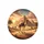 Majestic Camel Dunes Egyptian Pyramids Palm Trees Golden Sunset Desert - Travel Essentials Spare Tire Cover - 4