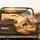 Majestic Camel Dunes Egyptian Pyramids Palm Trees Golden Sunset Desert - Travel Essentials Spare Tire Cover - 2