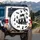 Black Cat Silhouettes - Everyday Travel Cat Lover Gift Spare Tire Cover - 3