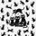 Black Cat Silhouettes - Everyday Travel Cat Lover Gift Spare Tire Cover - 6