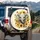 Baby Elephant Sunflowers Monarch Butterflies - Outdoor Life Decor Gift for Garden Lovers Spare Tire Cover - 3