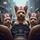 Three Yorkshire Terriers Driving Car - Dog Lover Gift Spare Tire Cover - 6