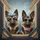 German Shepherds Sunglasses Bow - Travel Lover Gift for Dog Owners Spare Tire Cover - 6