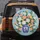 Chinoiserie Floral Vase Tulip Arrangement - Home Decor Gift for Garden Lover Spare Tire Cover - 5