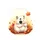 Curious Hamster Falling Maple Leaf - Autumn Season Gift for Hamster Lover Spare Tire Cover - 4