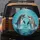 Bottlenose Dolphins Playful Ocean Scene with Water Splashes - Marine Wildlife Lover Gift Spare Tire Cover - 5