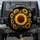 Deep Velvety Black Background Vibrant Sunflower Botanical Foliage Stems - Garden Lover Gift Spare Tire Cover - 1