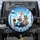 Rabbit Characters Cityscape Fish - Imaginative Journey Gift for Rabbit Lover Spare Tire Cover - 1