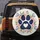 Paw Print Floral Wreath Butterflies - Home Decor Gift for Wildlife Lover Spare Tire Cover - 5