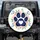 Paw Print Floral Wreath Butterflies - Home Decor Gift for Wildlife Lover Spare Tire Cover - 1