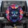Feline Head Yellow Eyes Paint Splatter Brushstroke - Cat Lover Gift Spare Tire Cover - 1
