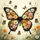Butterfly Daisies Marigolds Roses Garden Monarchs - Garden Lover Gift Spare Tire Cover - 6