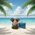 Baby Elephant Travel Suitcase Sandy Beach - Travel Essentials Elephant Lover Gift Spare Tire Cover - 6