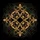 Golden Baroque Scrollwork Swirling Lines Star Sparkles - Vehicle Upgrade Gift for Car Lovers Spare Tire Cover - 6
