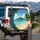 Tropical Beach Island Palm Trees Clear Sky - Beach Lover Gift Spare Tire Cover - 3