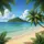 Tropical Beach Island Palm Trees Clear Sky - Beach Lover Gift Spare Tire Cover - 6