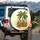 Tropical Palm Tree Coconuts Hibiscus Beach - Summer Lifestyle Gift Spare Tire Cover - 3