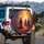 Witches Wizards Autumn Forest Path - Autumn Season Display for Fantasy Enthusiasts Spare Tire Cover - 3