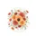 Lush Botanical Marigold Dahlia Chrysanthemum Floral - Garden Lover Gift Spare Tire Cover - 4