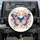 Dark Blue Butterfly Coral Pink Flowers Sage Green Foliage Birds - Home Decor Gift Spare Tire Cover - 1
