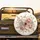 Blush Pink Peony Teal Daisy Blossoms Sage Green Leaves - Home Decor Gift Spare Tire Cover - 2