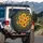 Sunflower Yellow Orange Blooms Green Foliage - Outdoor Garden Lover Gift for Vehicle Spare Tire Cover - 3