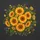 Sunflower Yellow Orange Blooms Green Foliage - Outdoor Garden Lover Gift for Vehicle Spare Tire Cover - 6