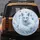 White Arctic Fox Blue Monarch Butterflies Ice Petals - Wildlife Lover Gift Spare Tire Cover - 5