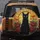 Black Cat Peony Lotus Floral Sunburst - Home Decor Gift for Cat Lover Spare Tire Cover - 5
