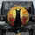 Black Cat Peony Lotus Floral Sunburst - Home Decor Gift for Cat Lover Spare Tire Cover - 1