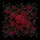 Velvet Deep Red Roses Dark Foliage Black Background - Gothic Romantic Home Decor Gift Spare Tire Cover - 6